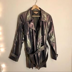 Ellen Tracy iridescent coat women’s Large